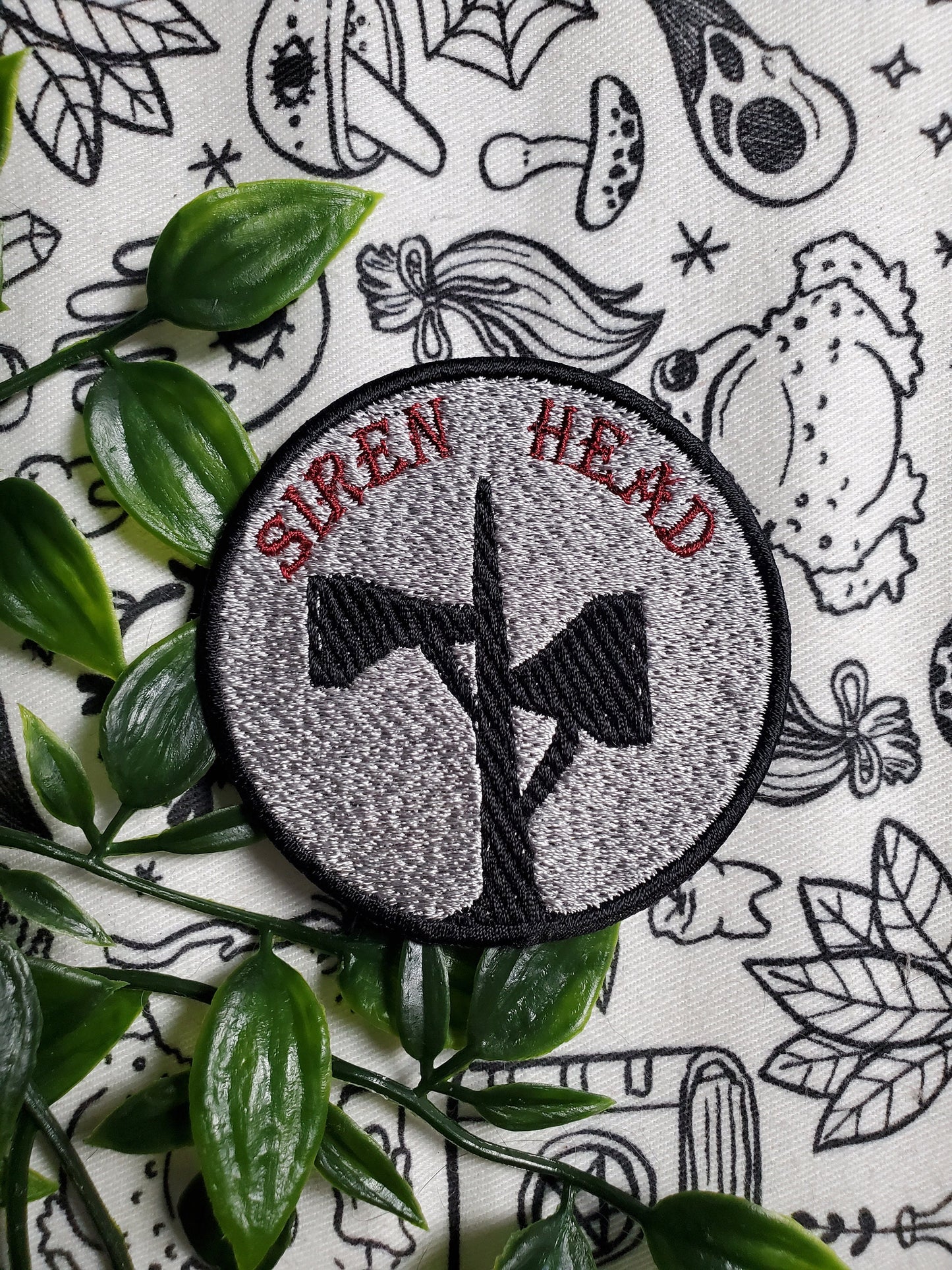 Siren head scp iron on sew on patch