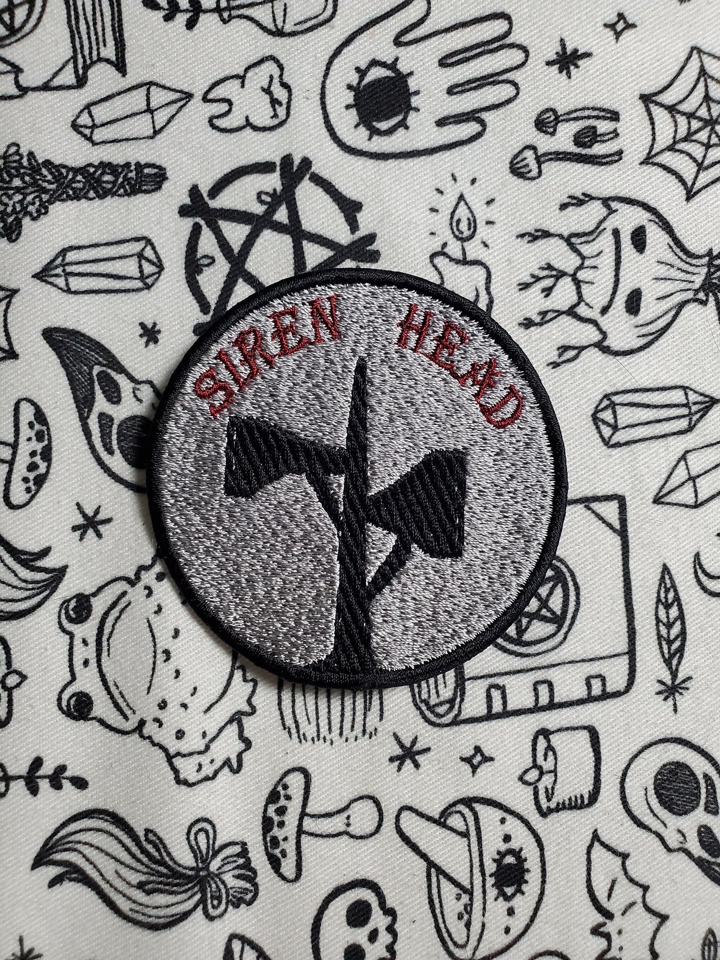 Siren head scp iron on sew on patch