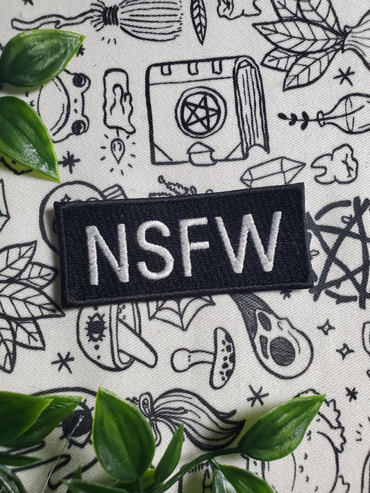 NSFW patch iron on sew on embroidered patch