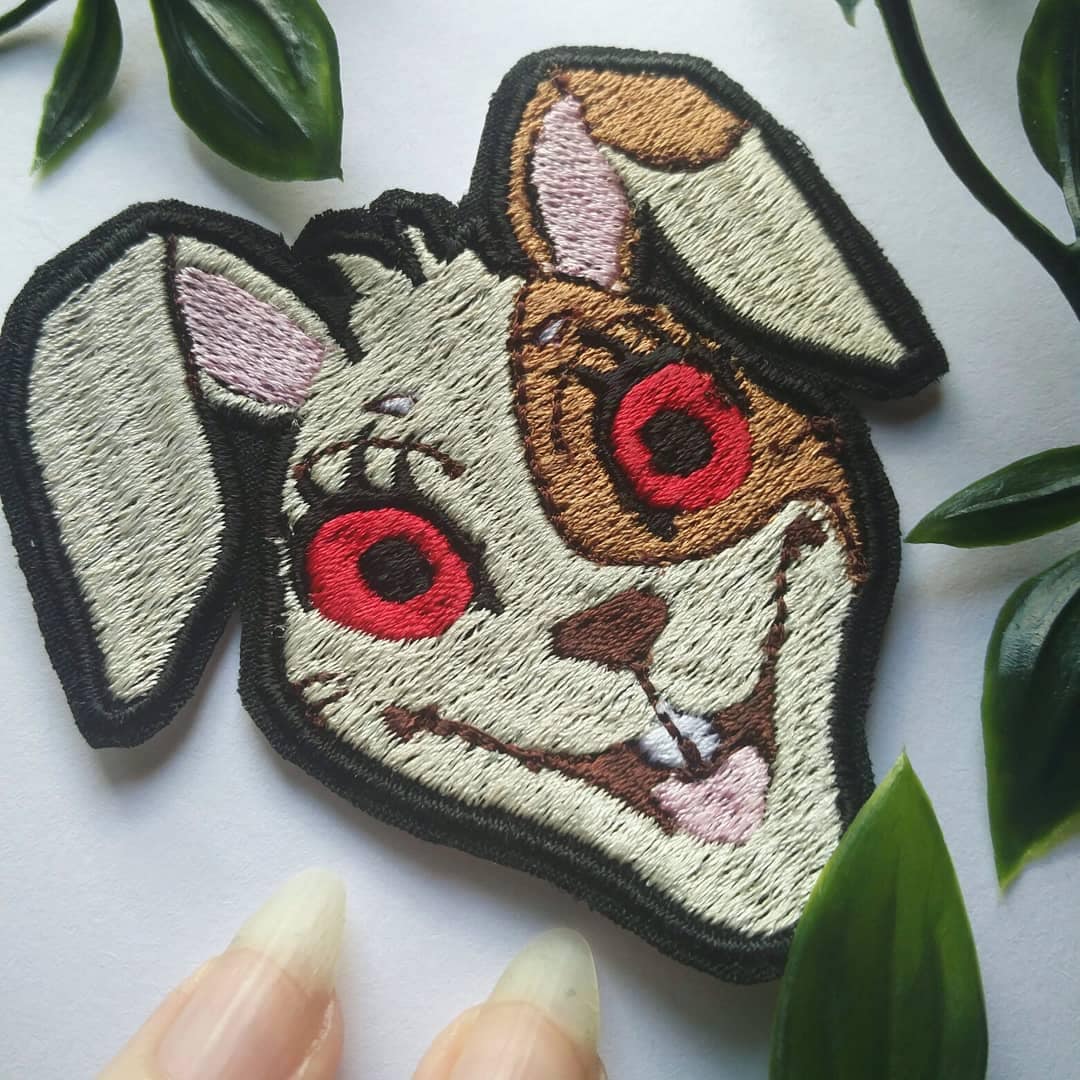 fnaf five nights at Freddy's security breach vanny mask iron on patch