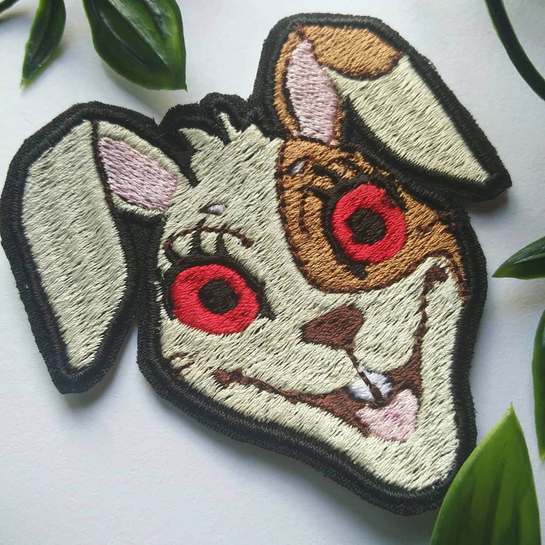 fnaf five nights at Freddy's security breach vanny mask iron on patch